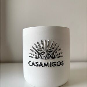 Casamigos White Ceramic Candle